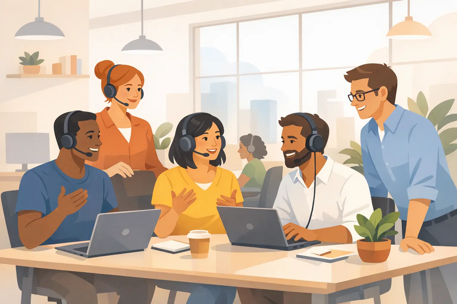 Team using Talkio for Business